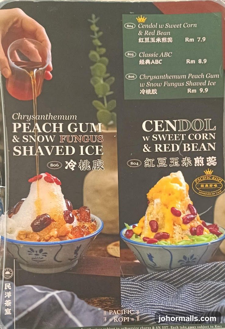 Dessert Menu