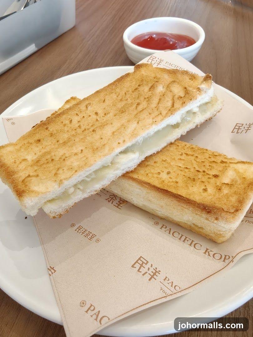 Toast with Ketchup