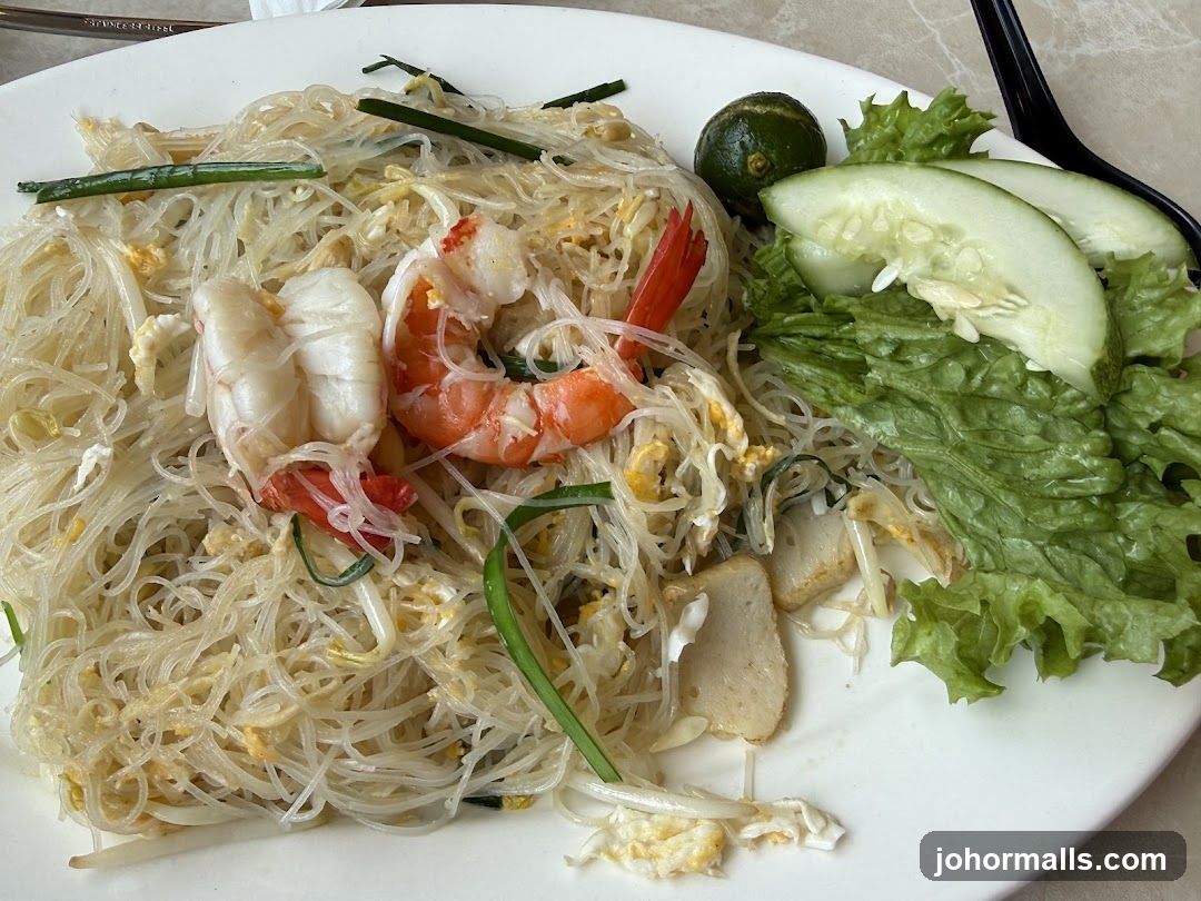 Shrimp and Rice Noodle Dish