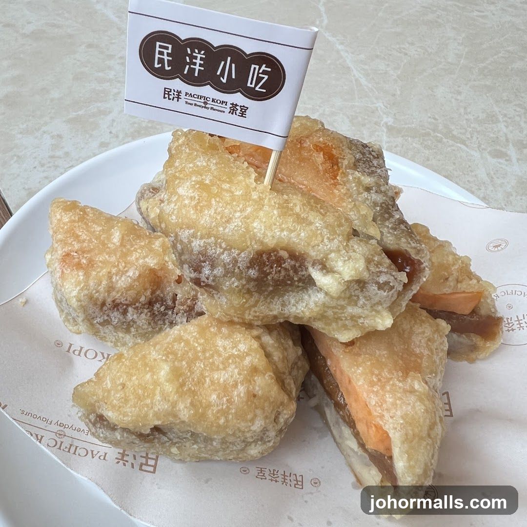 Fried Food with Flag