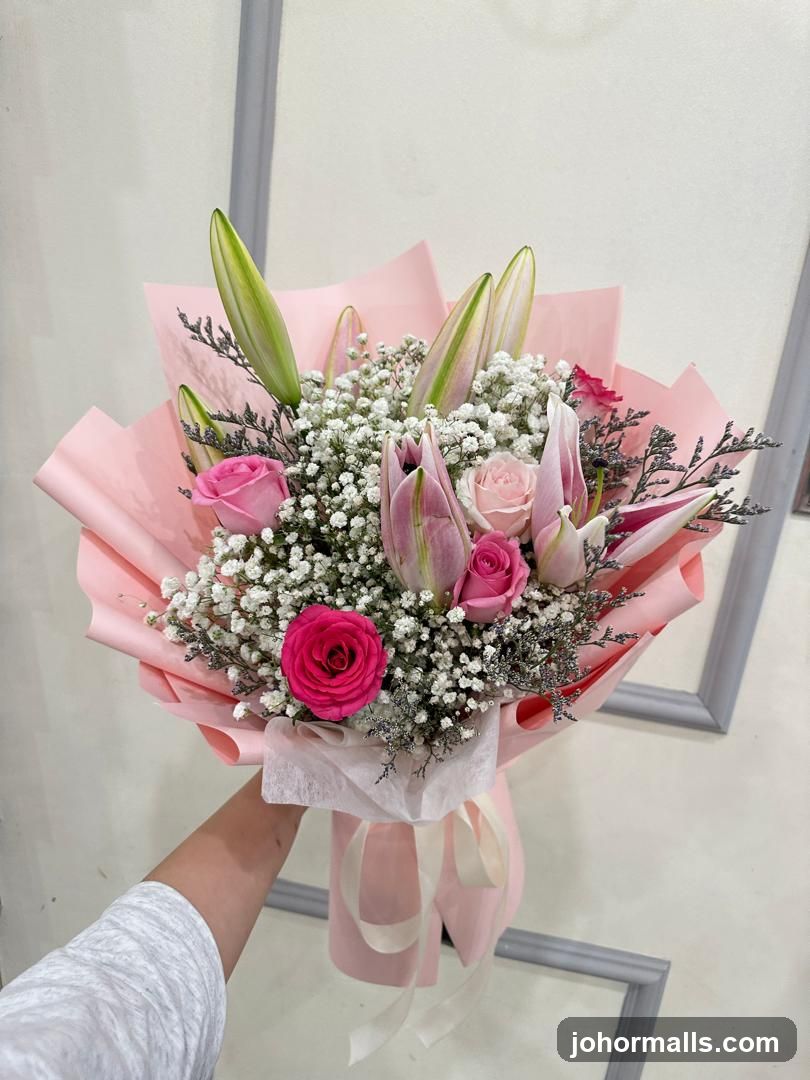 Johor Bahru Flower Delivery, Flower Shop, Mazzo Di Fiore Aeon Tebrau