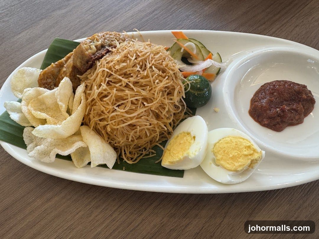 Nasi Lemak with Fried Chicken
