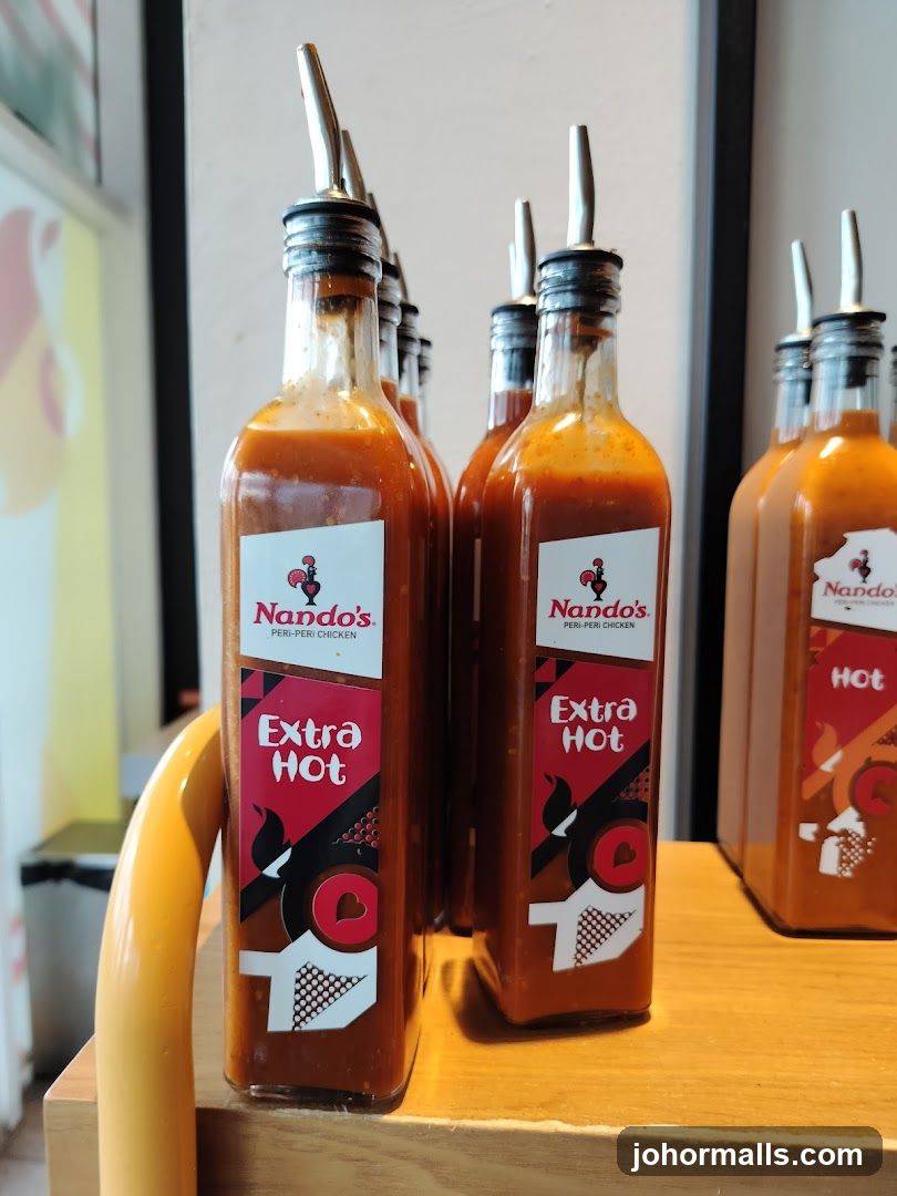 Nando's Extra Hot Peri-Peri Chicken Sauce Bottles