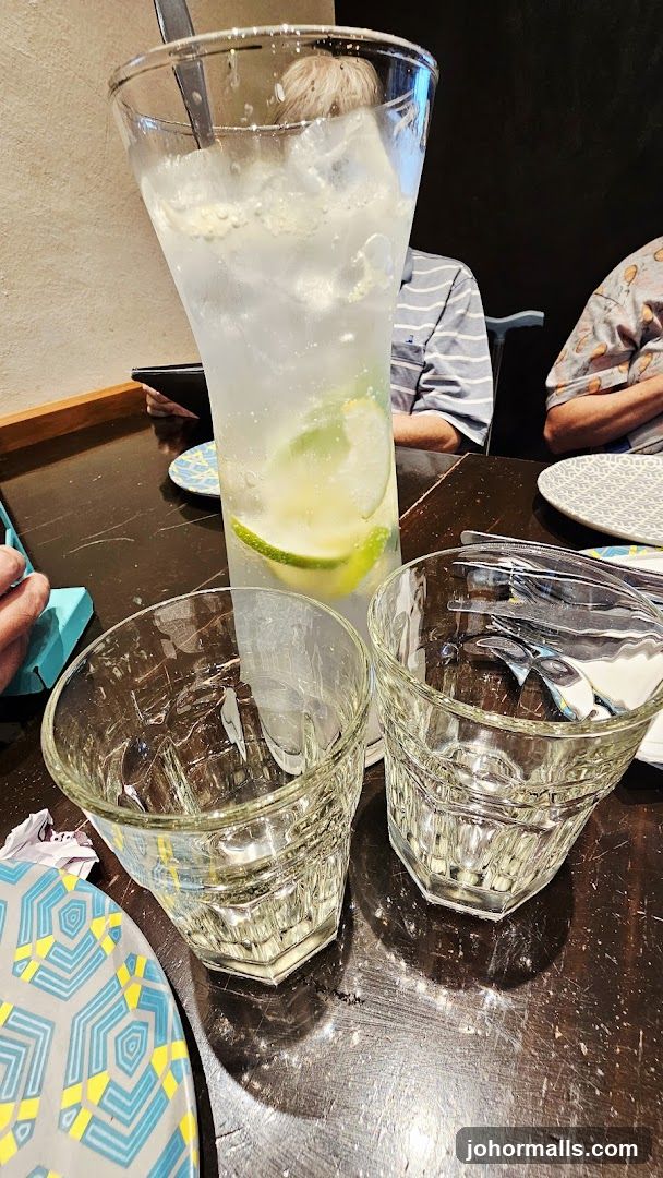 Drinks on a table