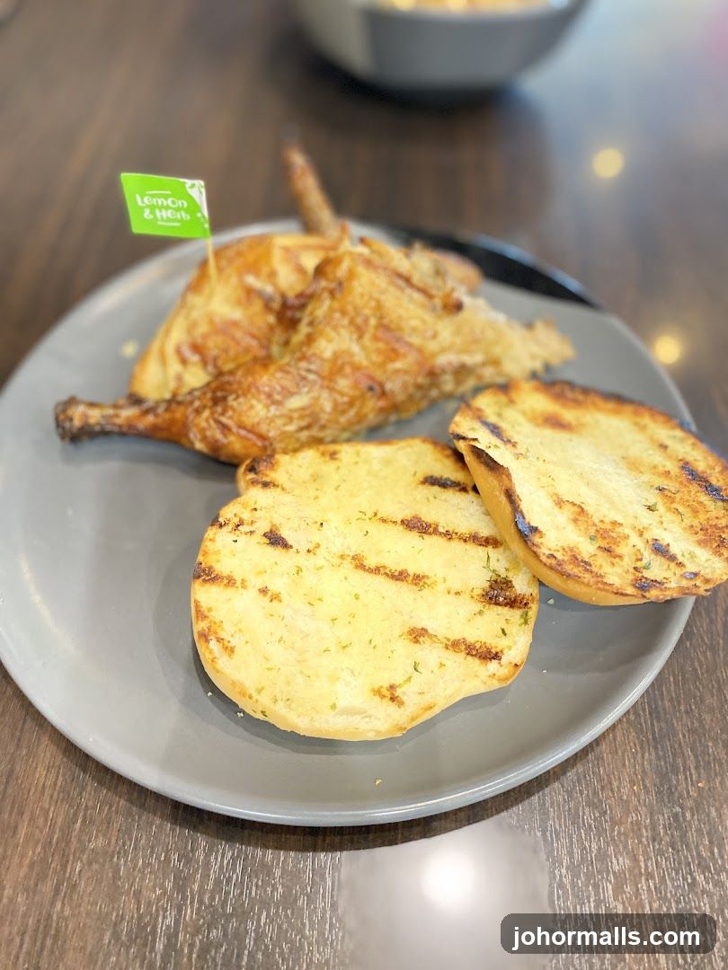 Roasted Chicken with Bread