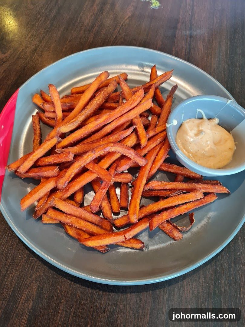 Sweet Potato Fries with Dip