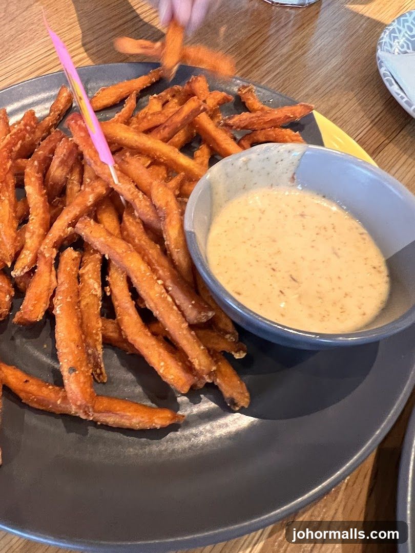 Sweet Potato Fries with Dip