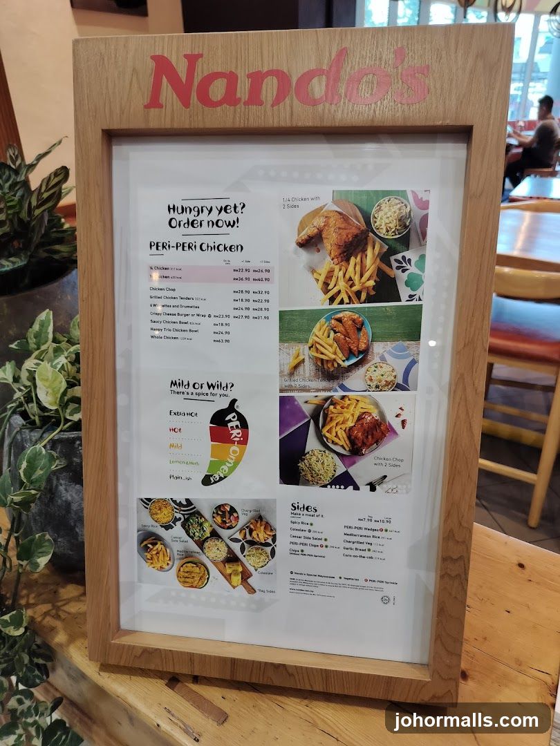 Nando's Menu