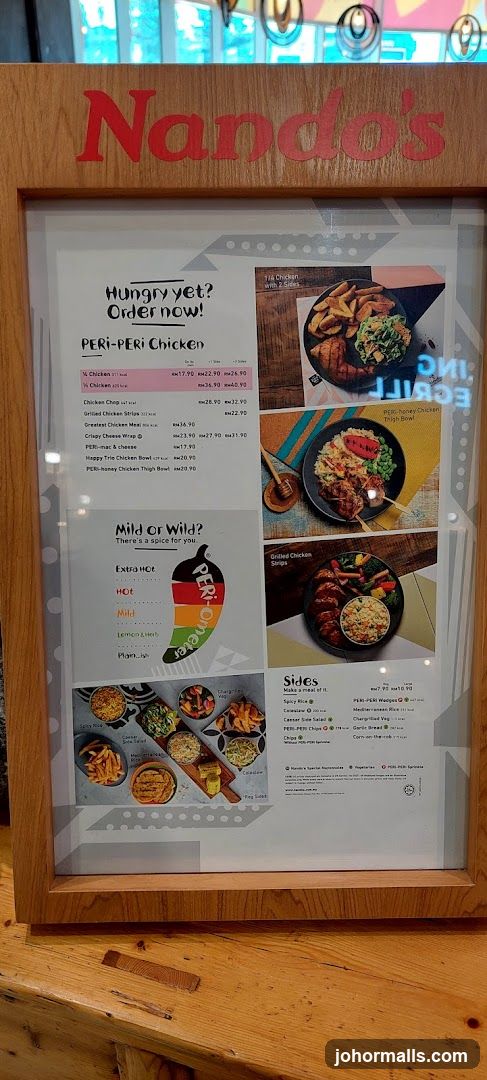 Nando's Menu