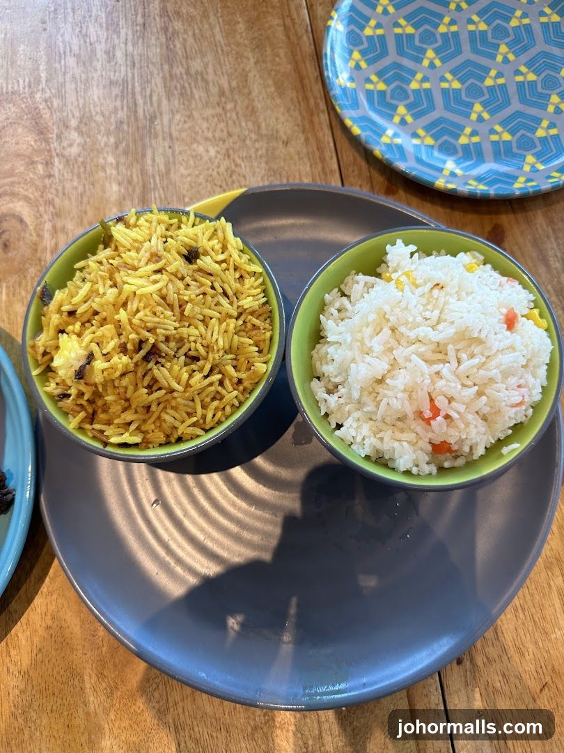 Two bowls of rice