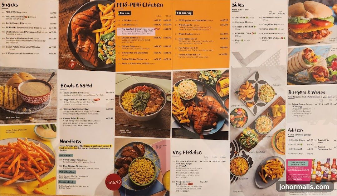 Nando's Menu