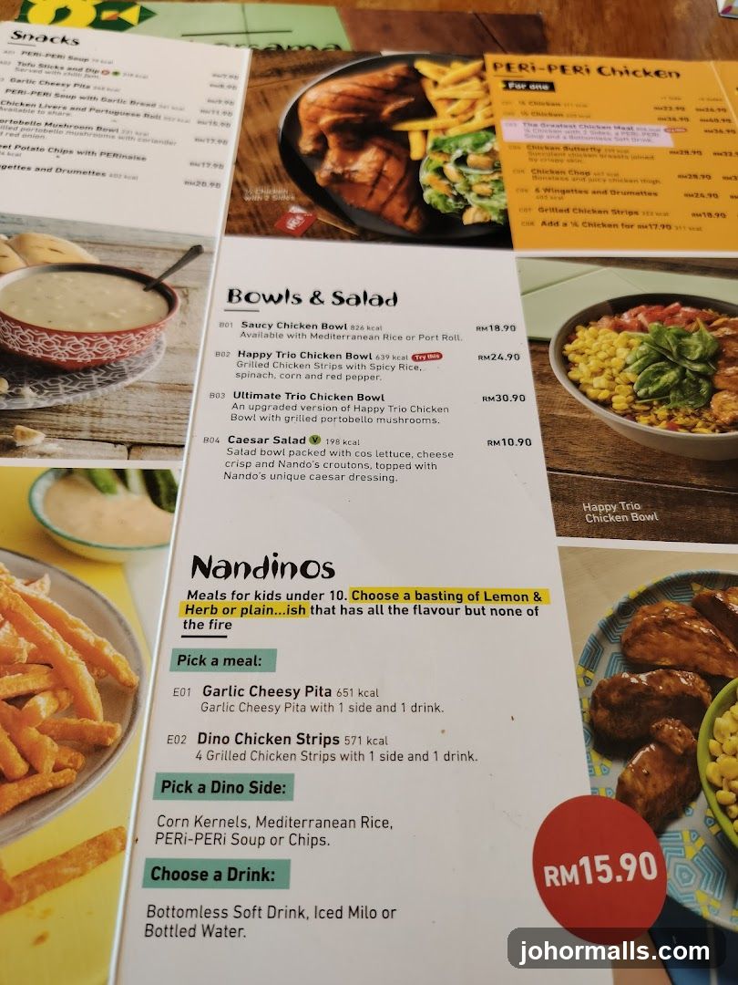 Nando's Menu