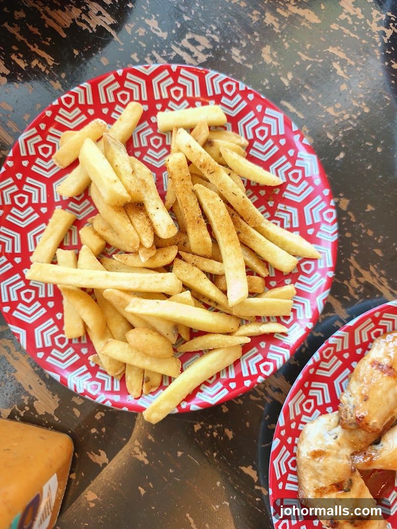 French Fries and Chicken Wings