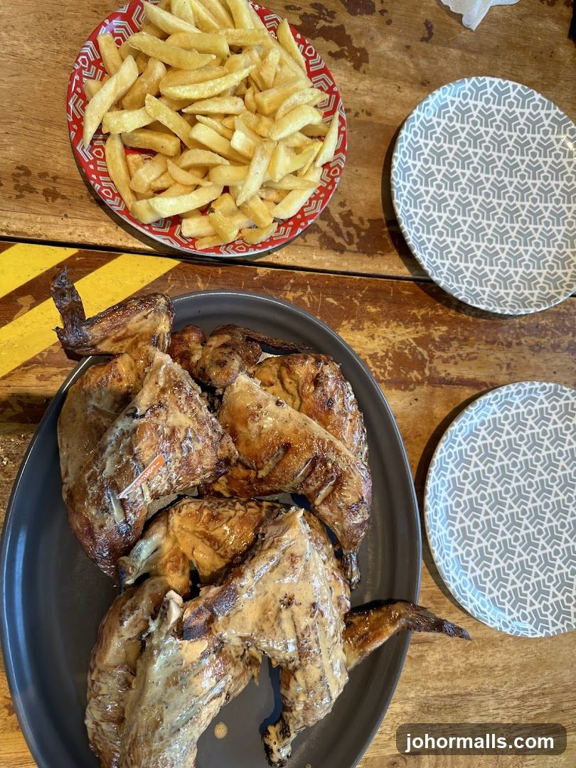 Roasted Chicken and Fries