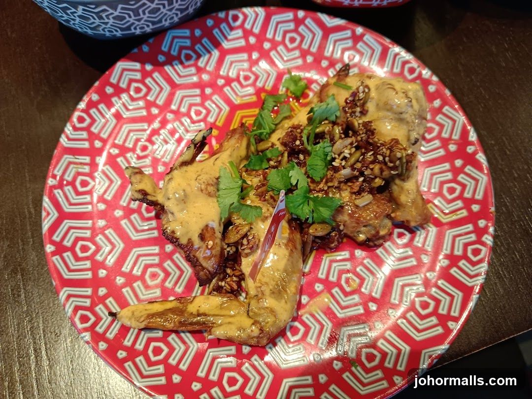 Roasted Bird on Decorative Plate