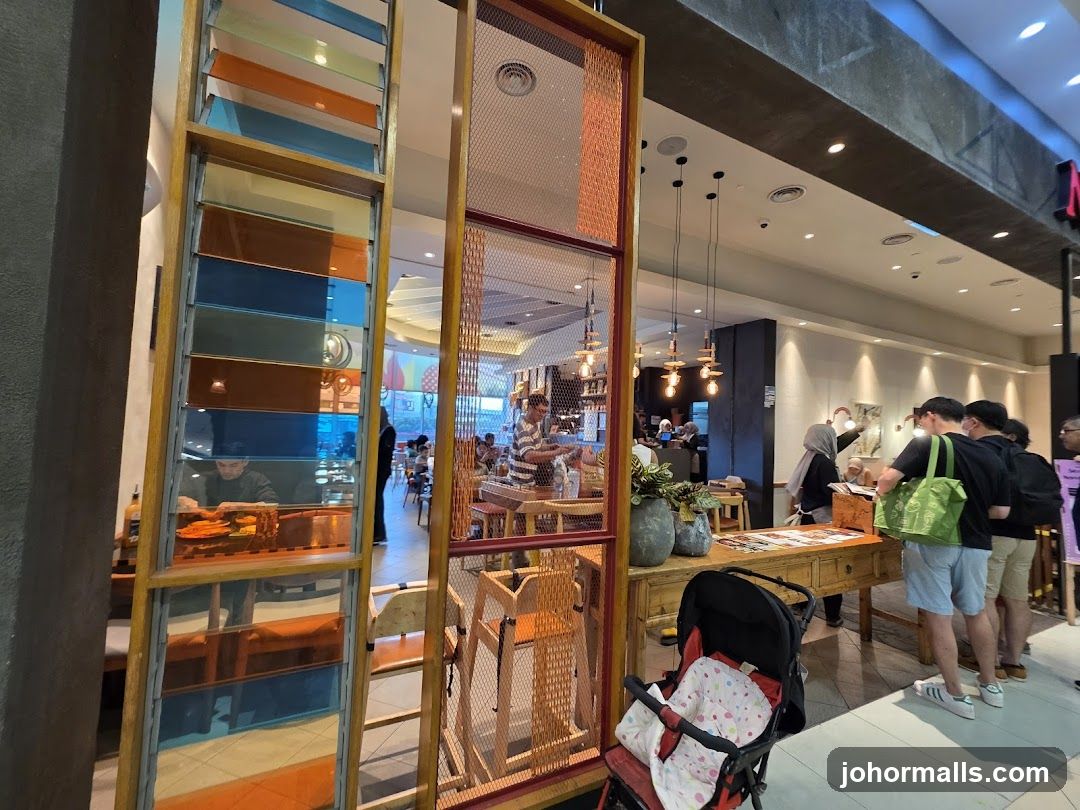 Restaurant Interior and Entrance