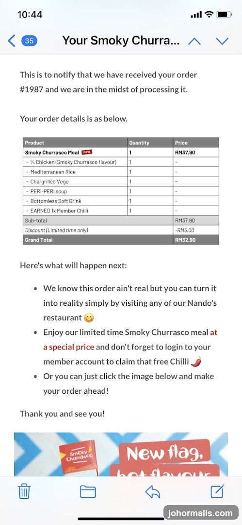 Order Confirmation