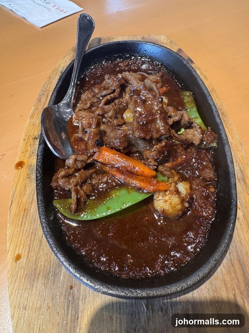 Sizzling Beef Dish