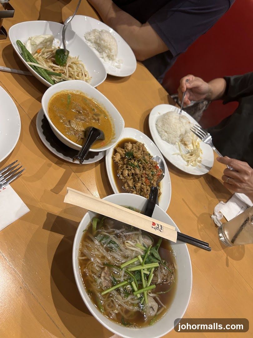 Thai Food Spread