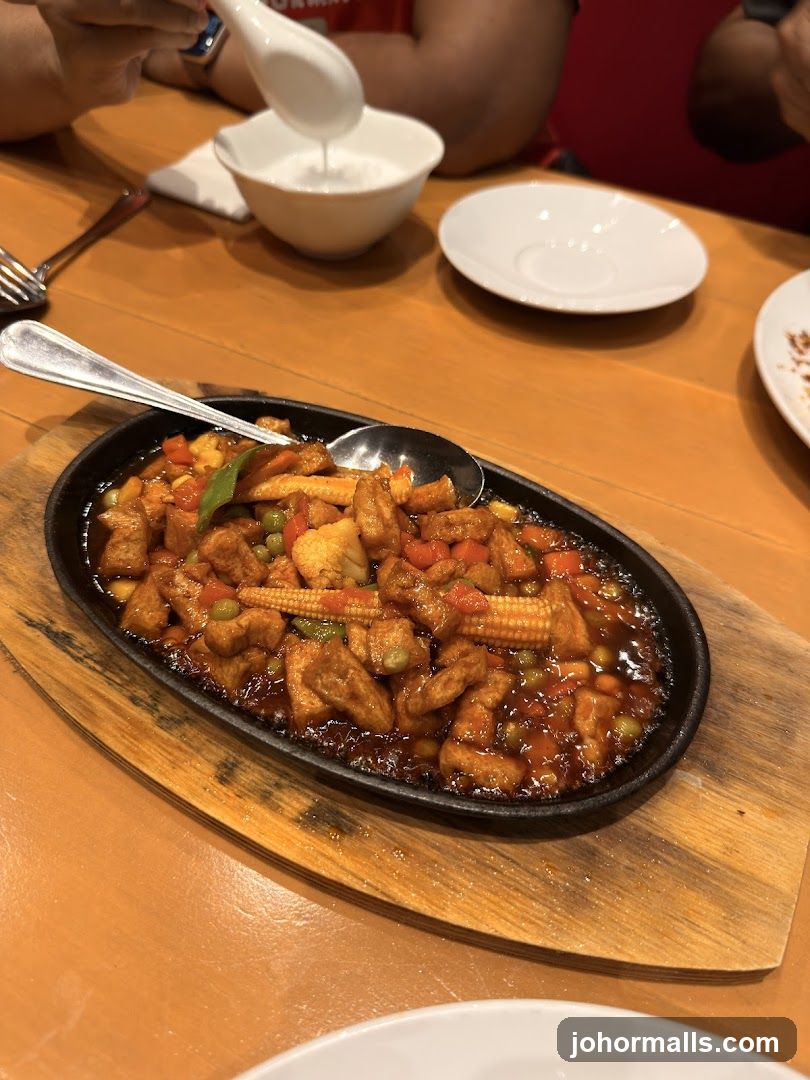 Sizzling Tofu Dish