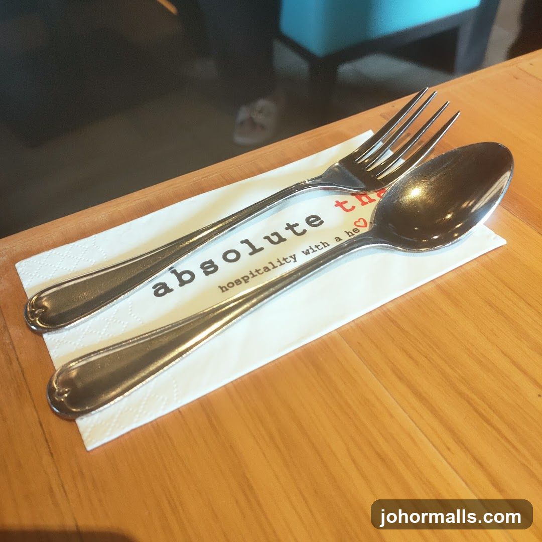 Cutlery on Napkin