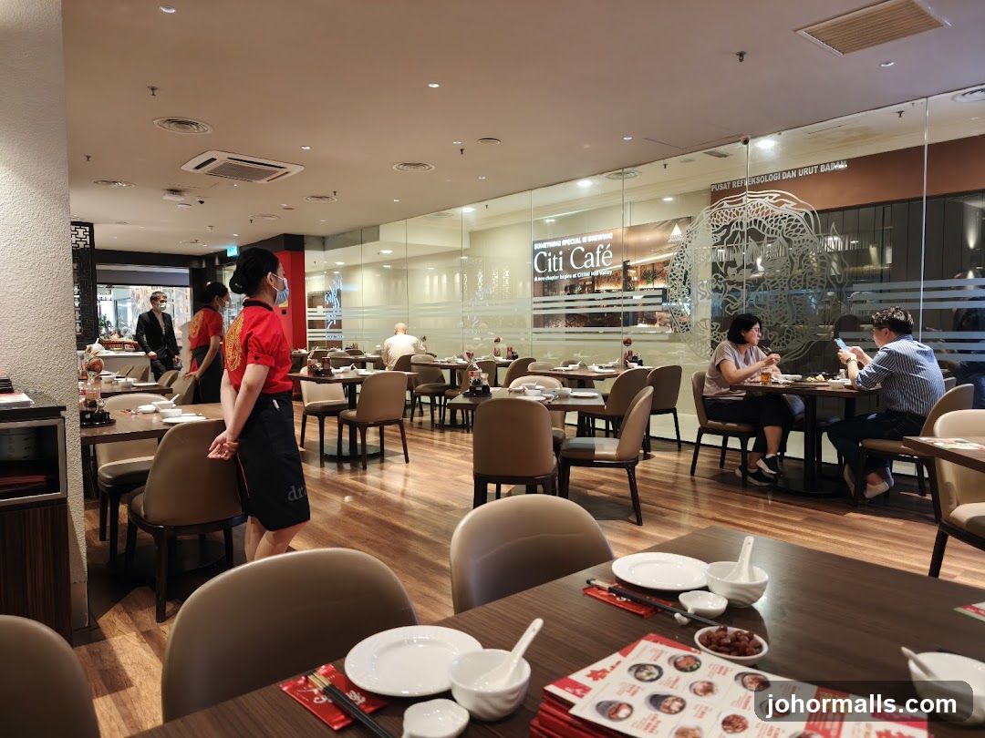 Restaurant Interior with Diners and Staff