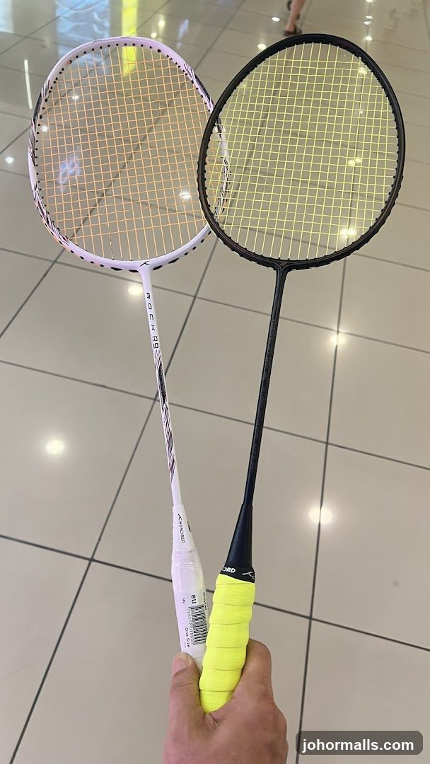 Two Badminton Rackets