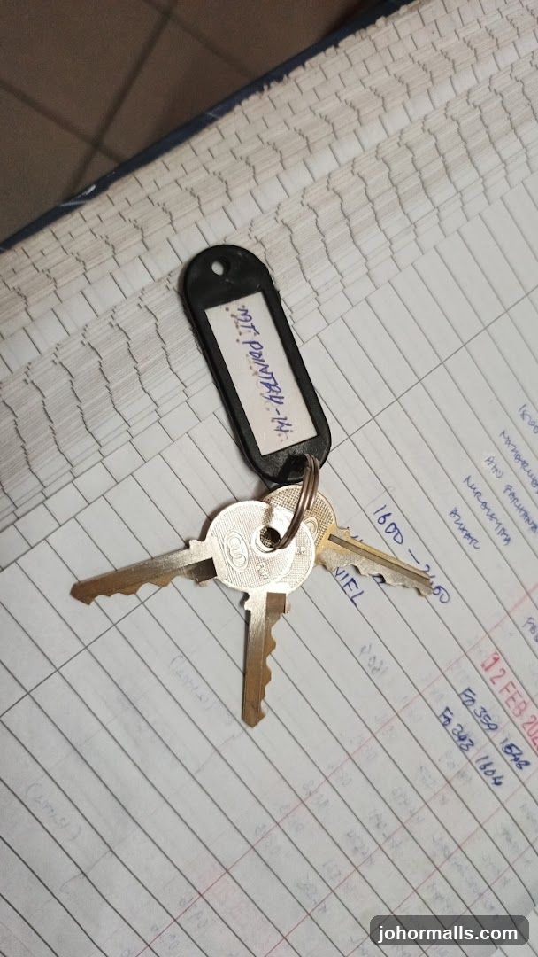 Keys on a ledger