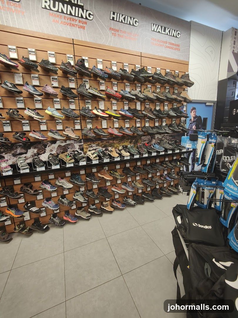 Athletic Shoe Store Display