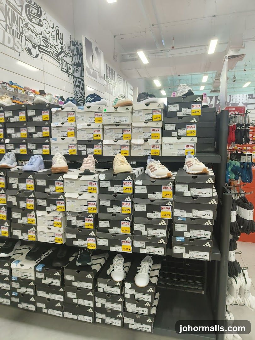 Adidas Shoe Display