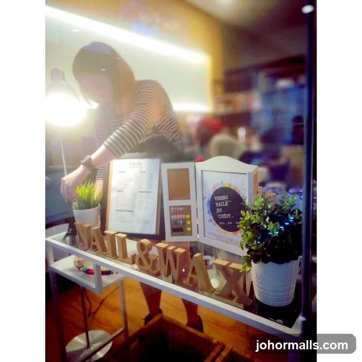 Nail and Waxing Salon Display