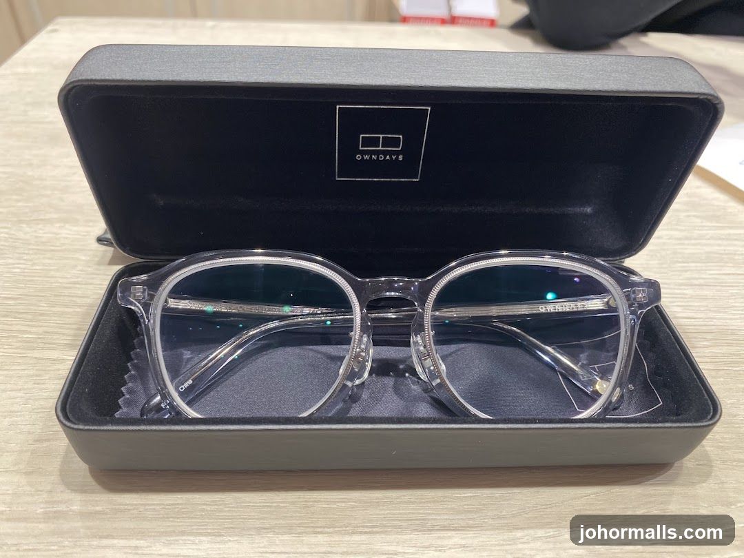Eyeglasses in a case