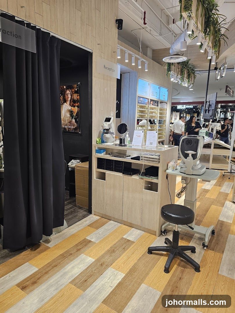 Optometry Clinic Reception Area