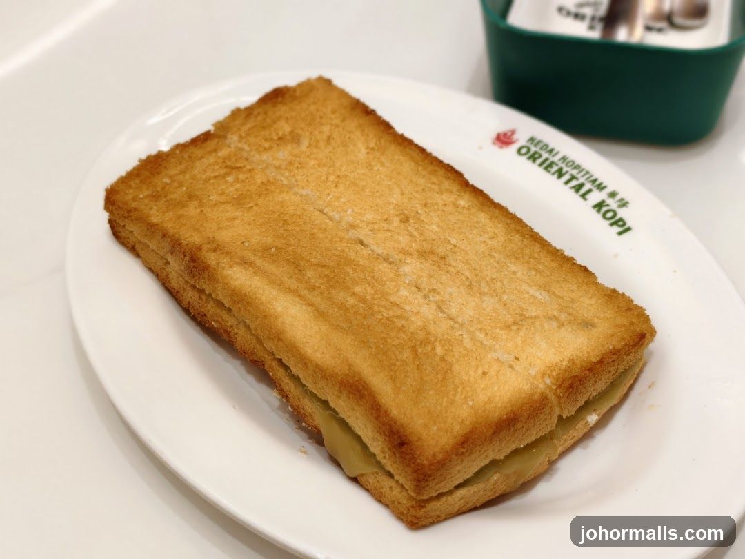 Toast with filling