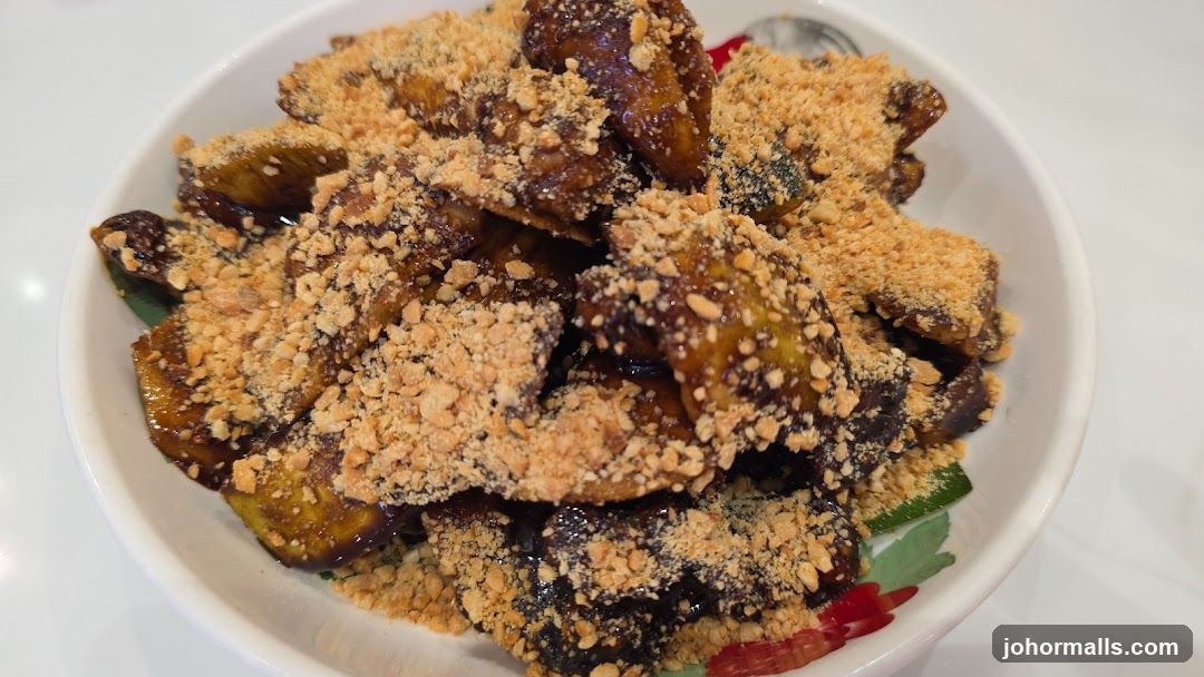 Fried Eggplant with Peanuts