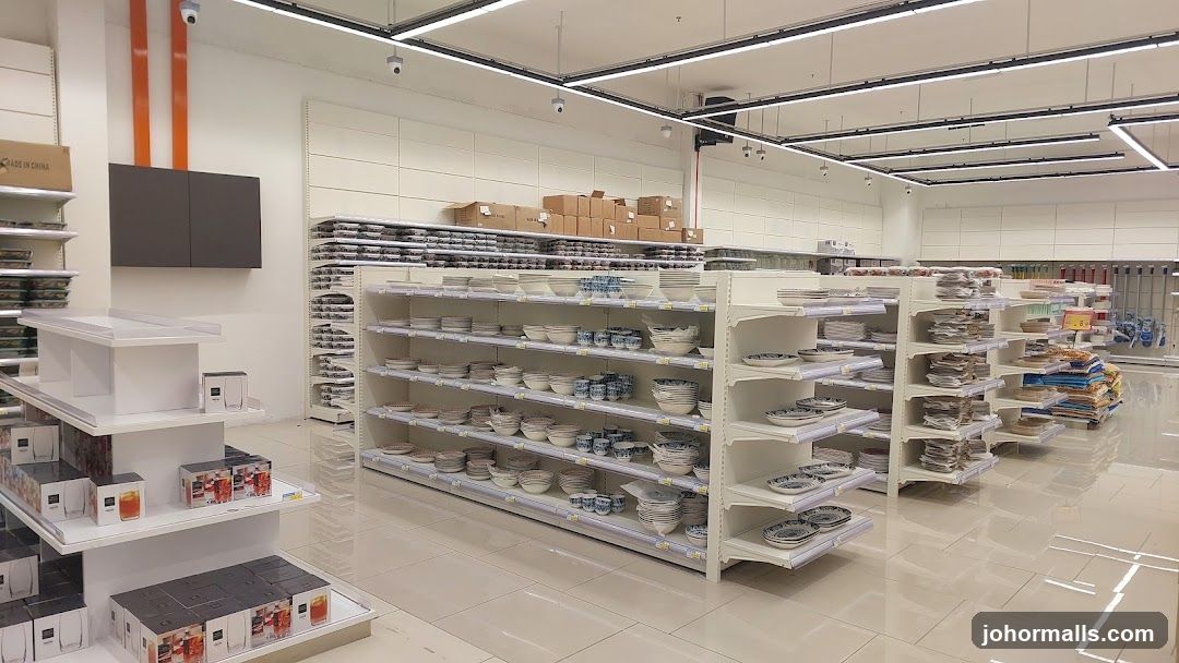 Store Interior with Shelving