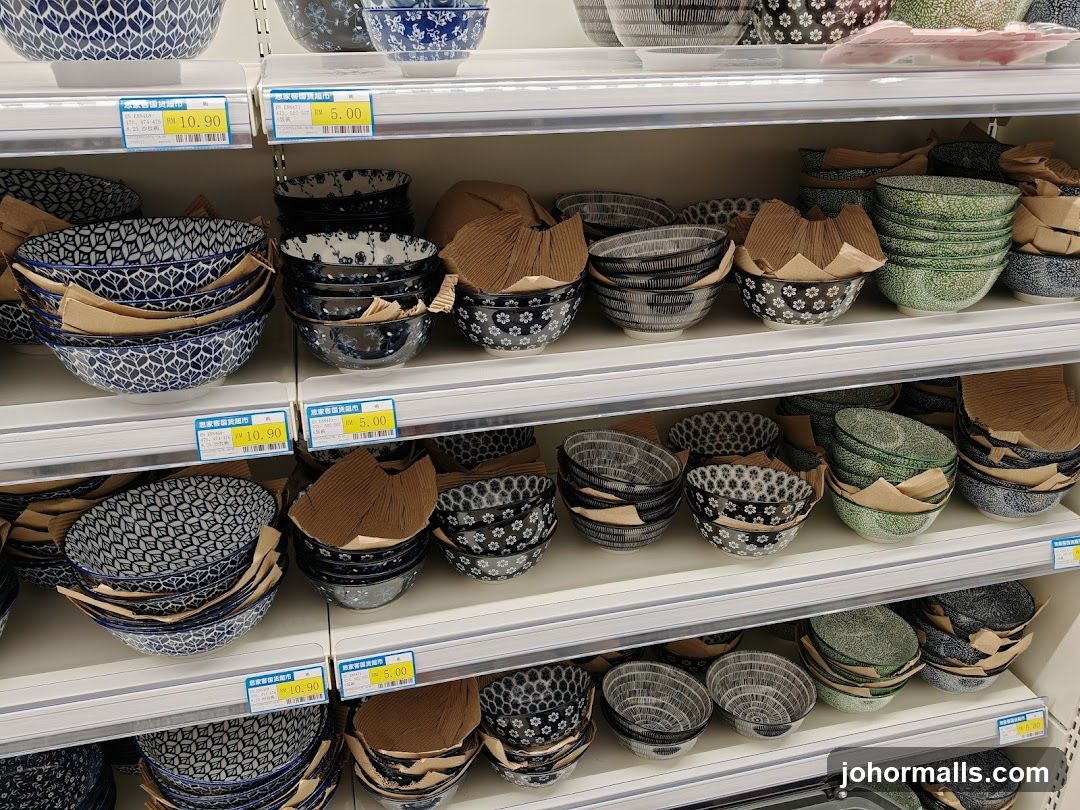 Bowls on Shelves