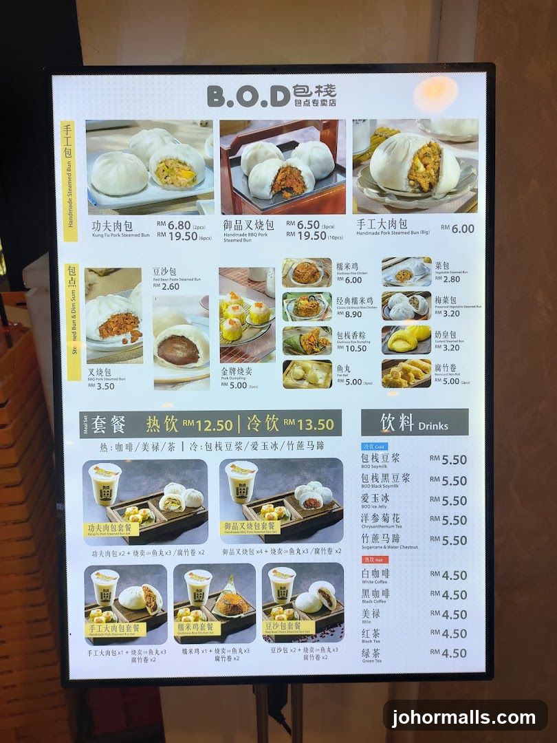 B.O.D Menu