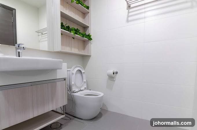 Modern Bathroom Vanity and Toilet