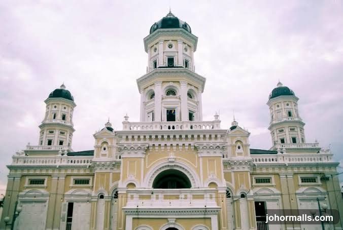 Ornate Building with Domes