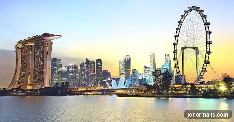 Singapore Skyline at Dusk