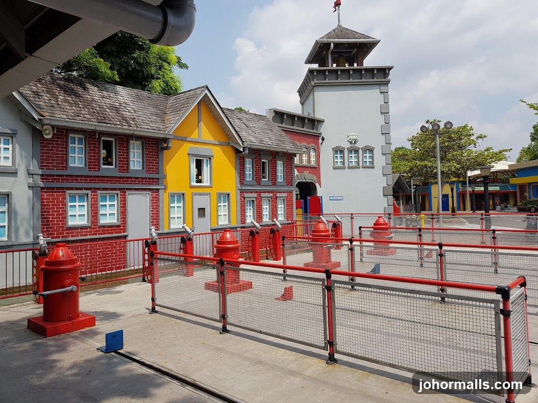 Amusement Park Fire Station Themed Area