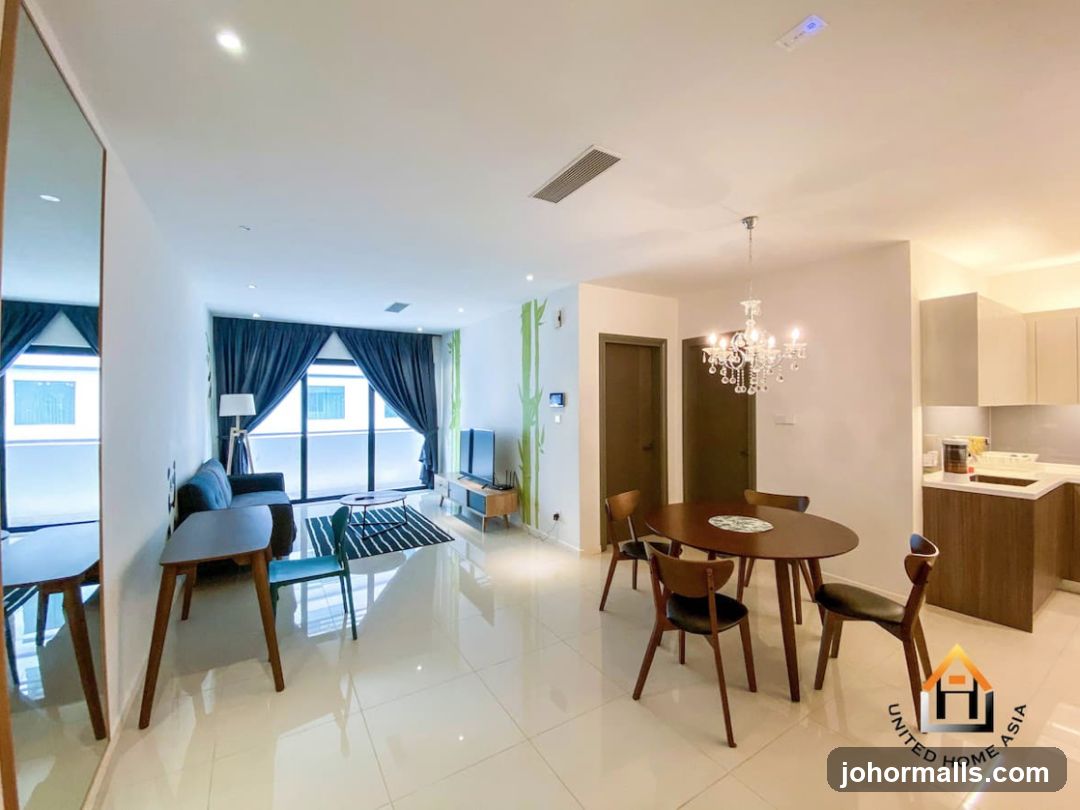 Modern Living and Dining Area