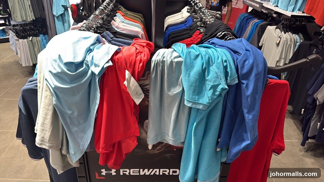 T-shirts on display