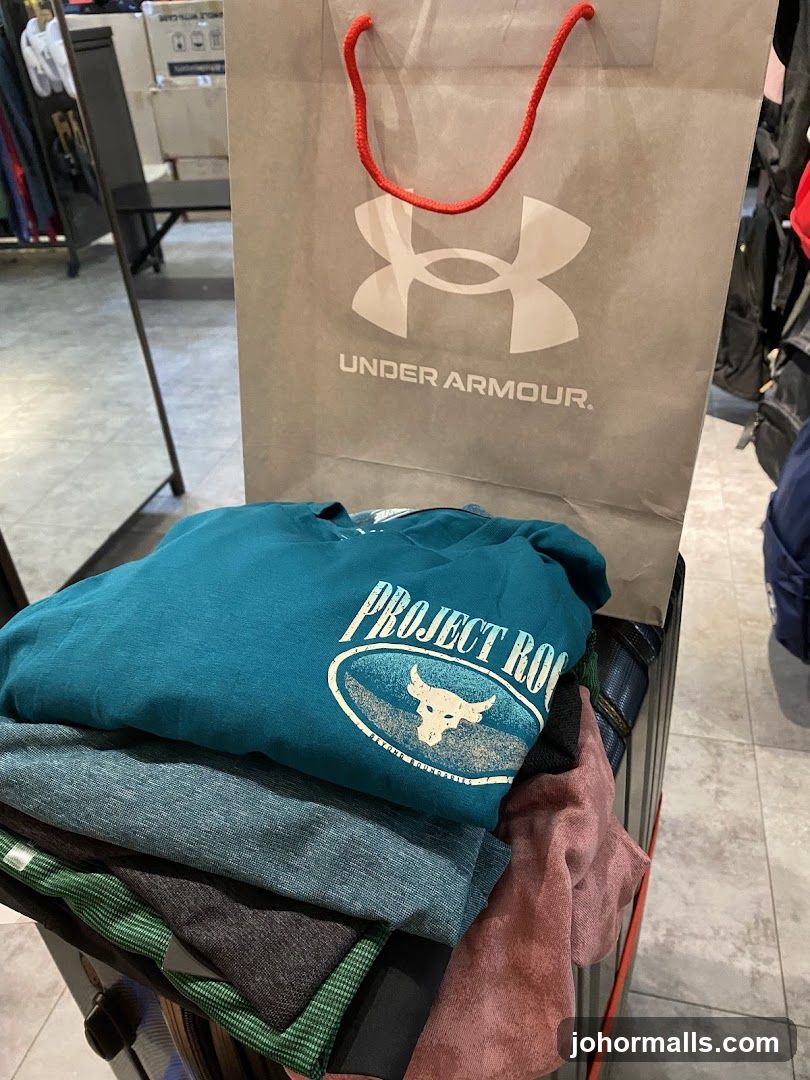 Under Armour Shopping Bag and Apparel