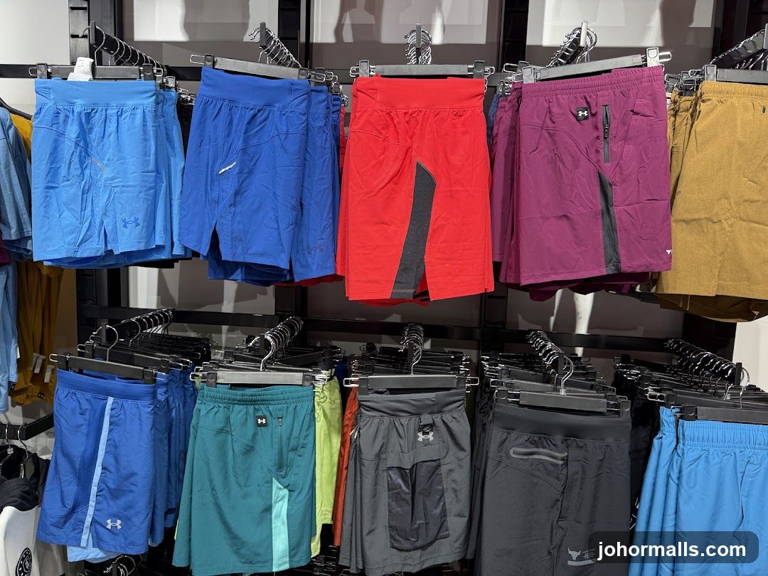 Athletic Shorts Display