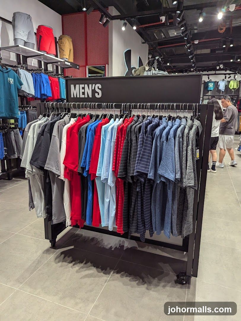 Men's Apparel Display