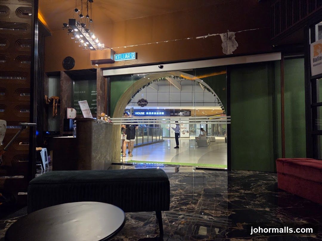Interior of a spa or salon reception area