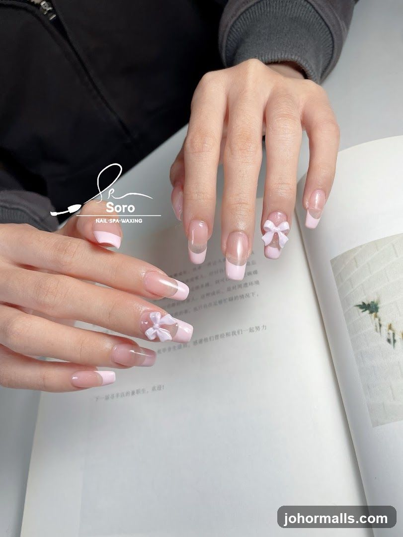 Nail Art with Bows