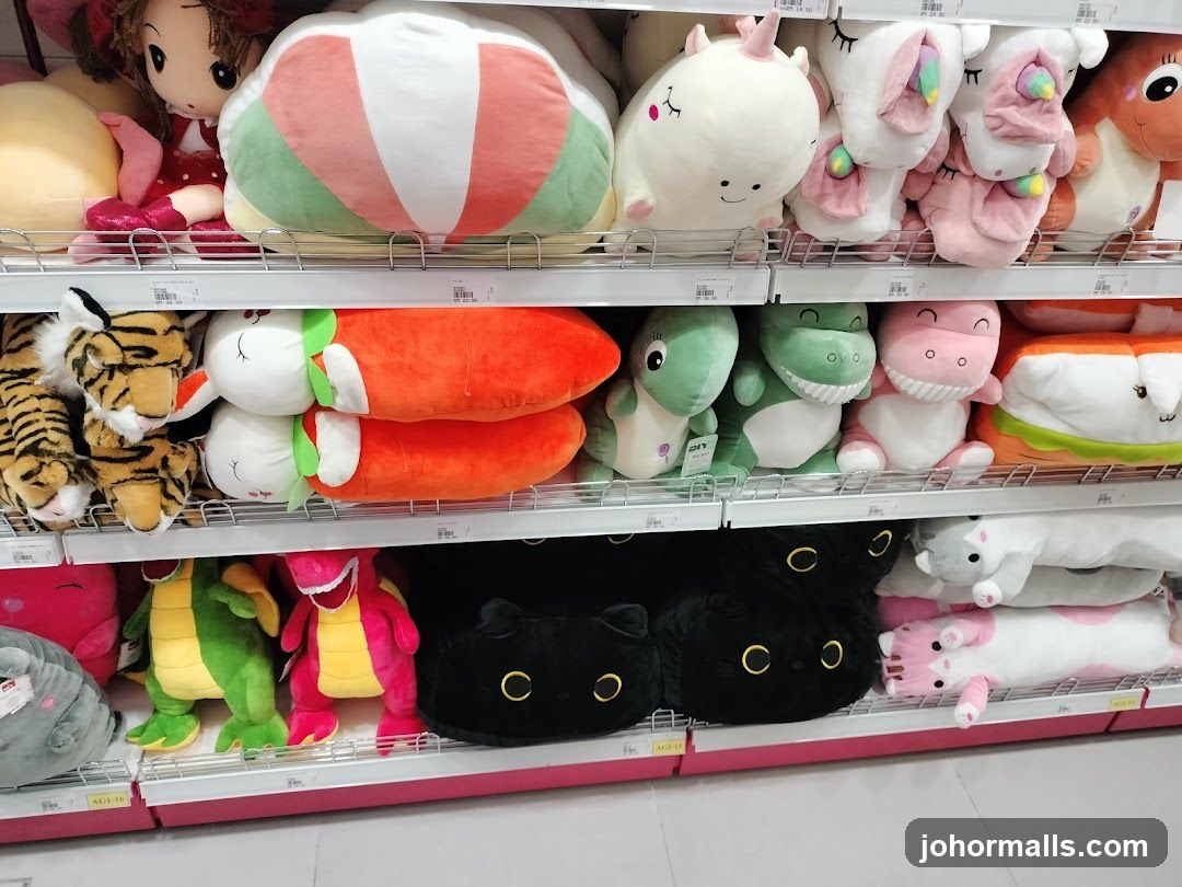 Plush Toys on Shelves